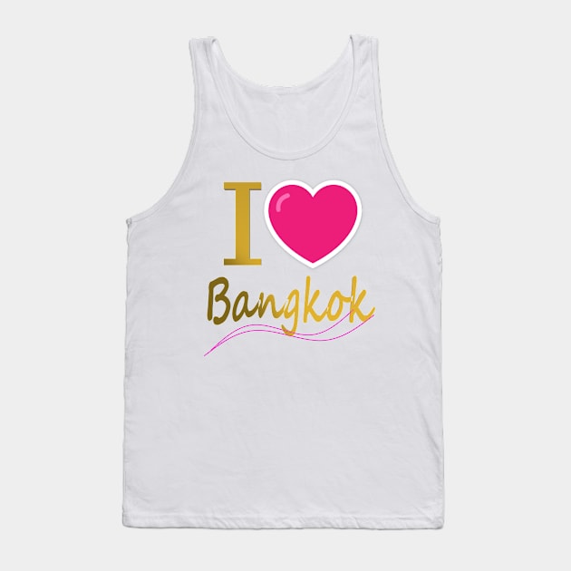 I love Bangkok Tank Top by CDUS